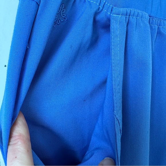 Med Couture Touch 6 Pocket Cargo Scrub Pants. Blue. XS. - Picture 9 of 9